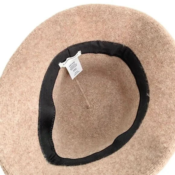 NEW Anthropologie Wool Bucket Hat in Cream Color One Size - Picture 6 of 7